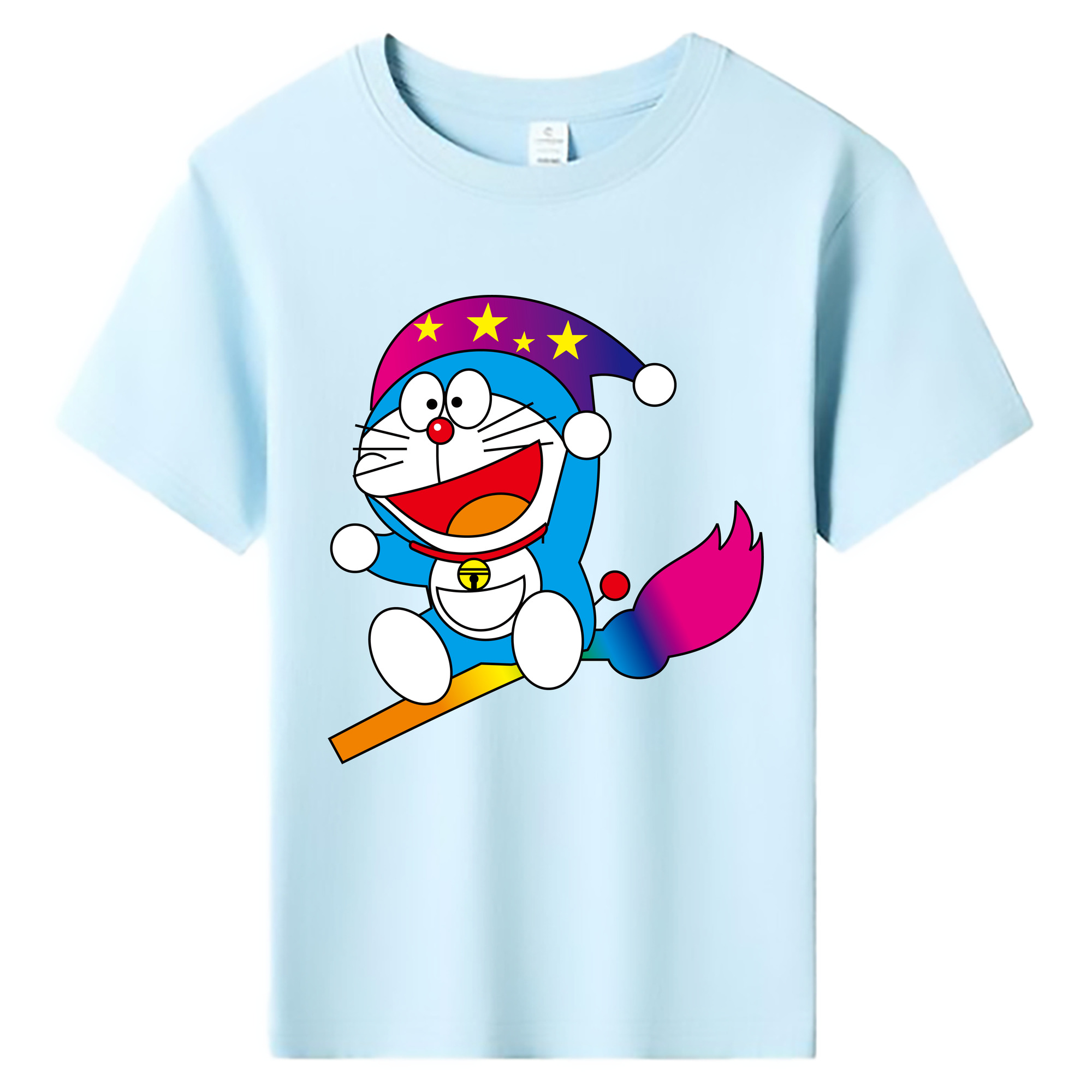 （画像用） ドラえもん Doraemon 綿100％キッズTシャツ（フロントプリント）